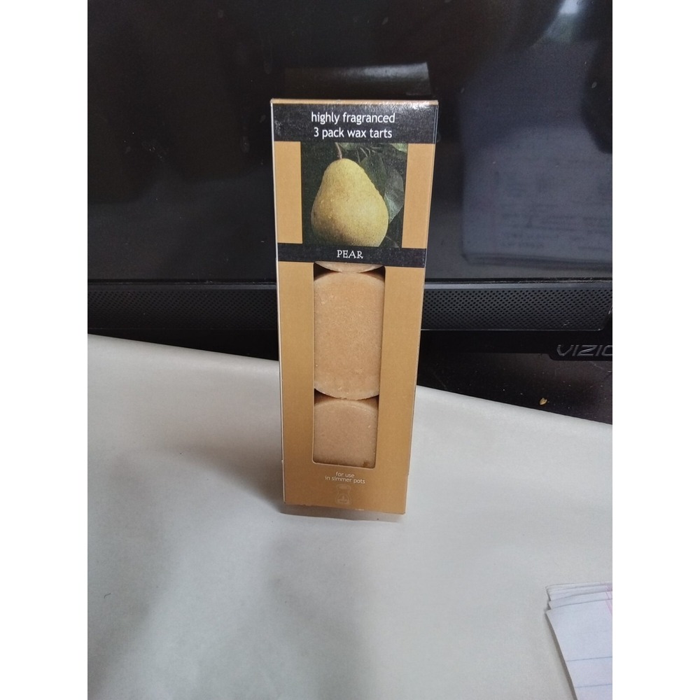 Pear Scented Wax Tarts 3 Pack Highly Fragranced Wax Melts for Simmer Pots 0.9oz